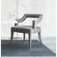 50cm H Velvet Upholstered Armchair-1922094134