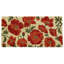 Tapis d'entrée rouge 30 po x 18 po Red Poppies-130776265