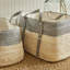 Jumelle Handmade Seagrass Basket With Handles - Set of 2