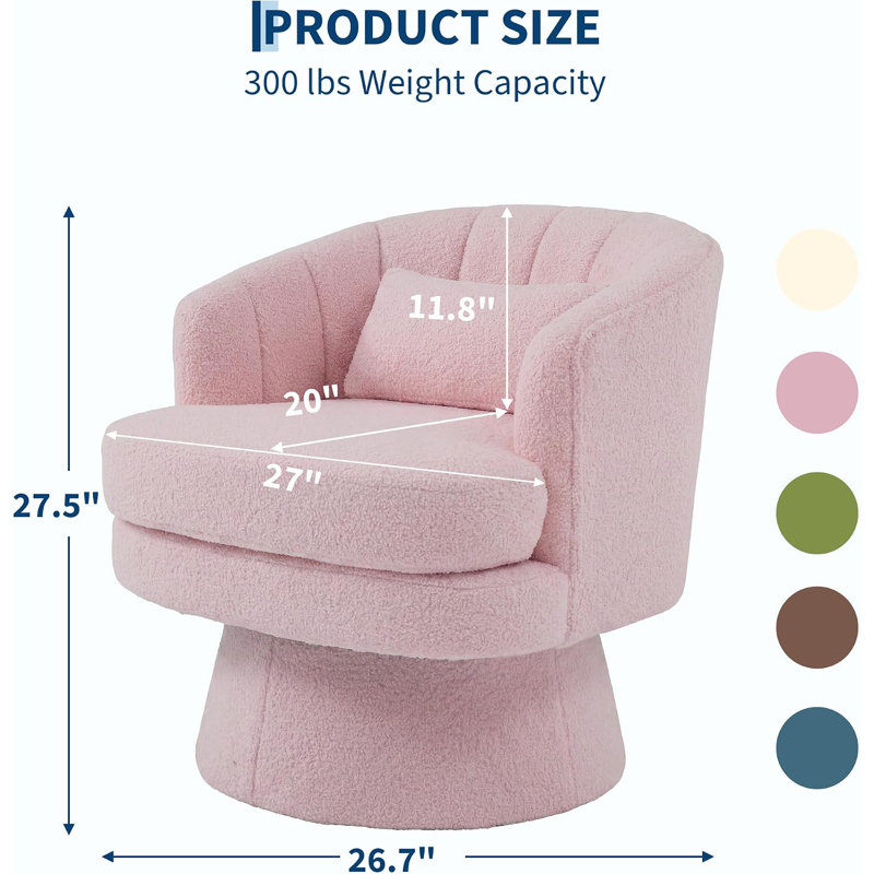Fauteuil d'appoint Cozy 360 Swivel Barrel