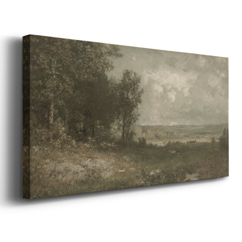 Série paysage - DCCCLII - Toile tendue avec châssis - Prêt à accrocher, H 16 po x l 32 po