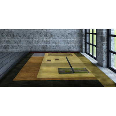 Caitline Wool Oriental Indoor Rug