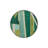 Green Themed Abstract Geometric Patterned Fringed Modern Decorative Carpet-746244628