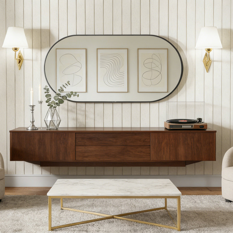 Liel Metal Concave Wall Mirror