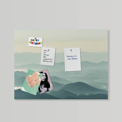 Magnetic Glass Photo Memo Board