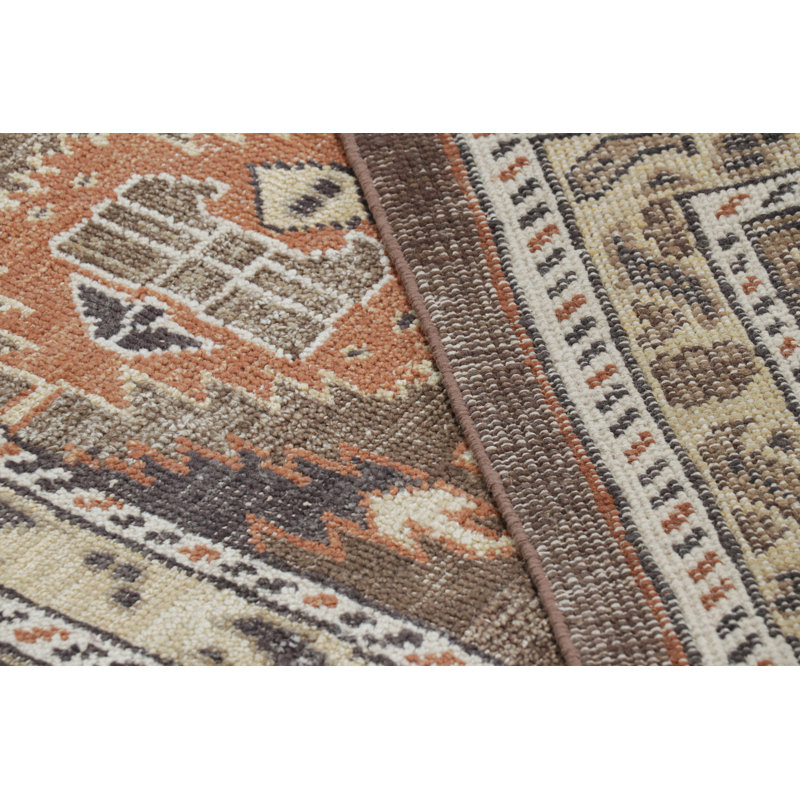 Rug & Kilim’S Oushak Style Rug In Beige-Brown With Floral Patterns