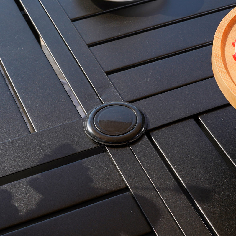 Alyah 4 - Person Patio Dining Set with Round Table