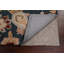 Tapis bleu / brun en laine touffeté à la main Astral
