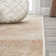 Coban Abstract Two-Tone Modern Orange/Beige/Cream Rug