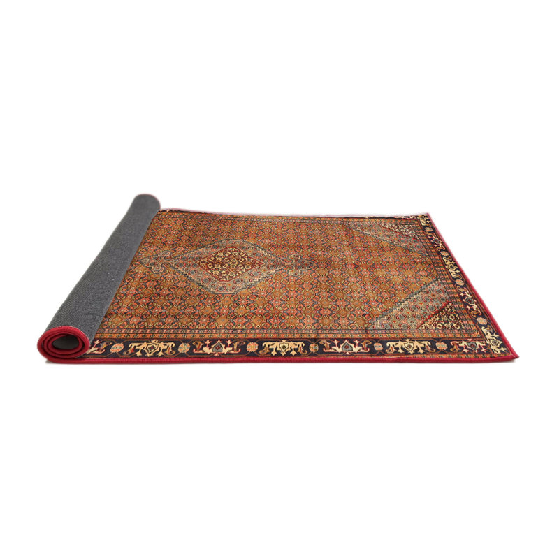 Tapis de corail/mehroon traditionnel Leysin, Rectangle 8 pi x 10 pi