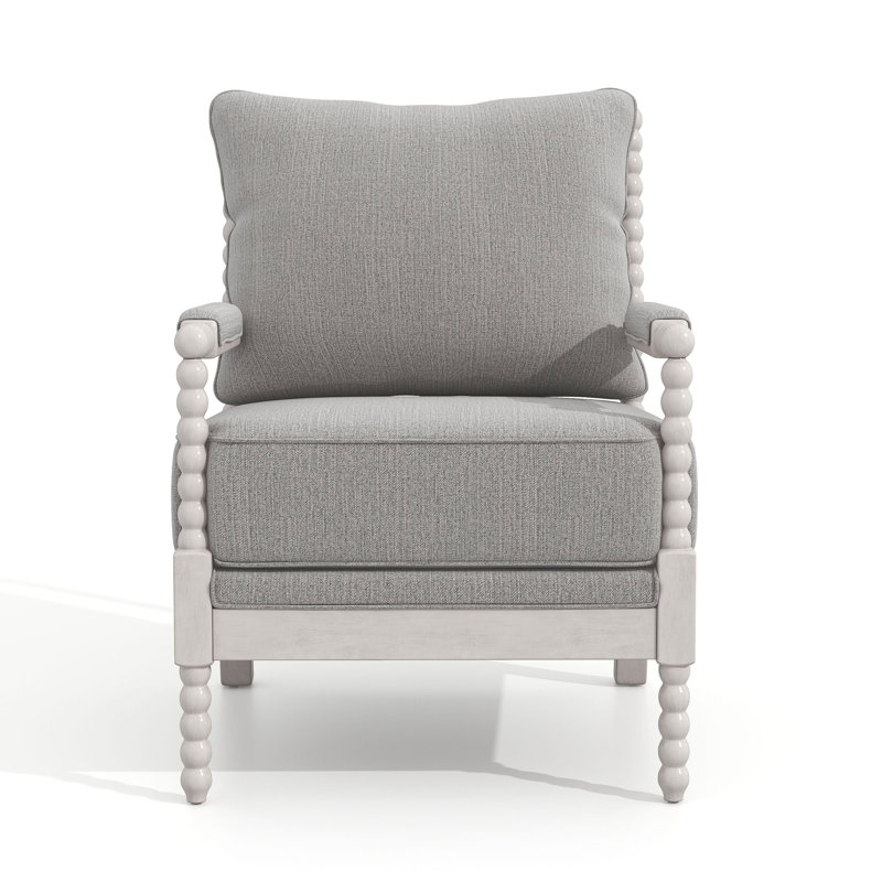 Antanette Upholstered Armchair, Gray