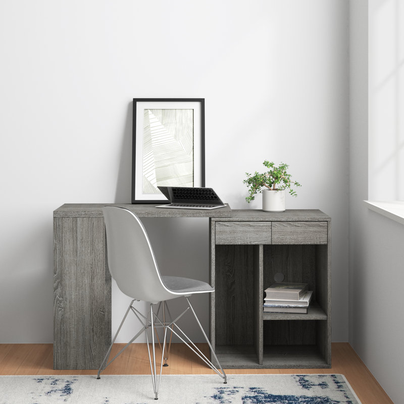 Tymika Computer Desk, Gray