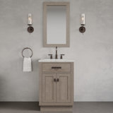 Chestnut 30" Single Bathroom Vanity With Counter Top, Cabinet, Basin(S) Only