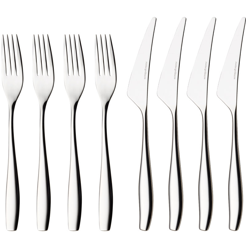 Nurso GmbH 8 Piece Stainless Steel Steak Knife Set