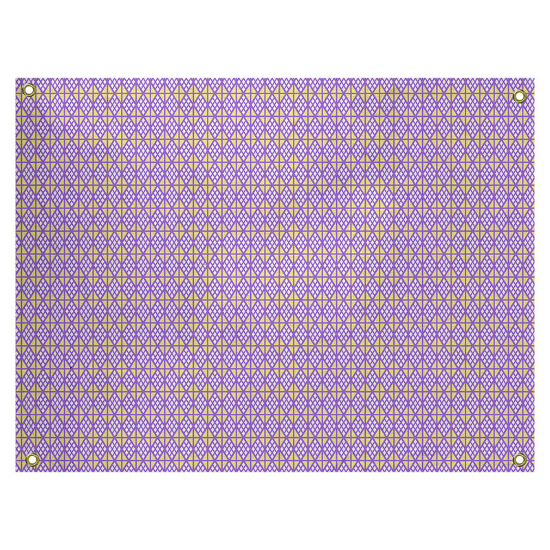 Tapisserie «Avicia Diamonds» par Katelyn Elizabeth, H 27,5 po x l 37,5 po, Intérieur