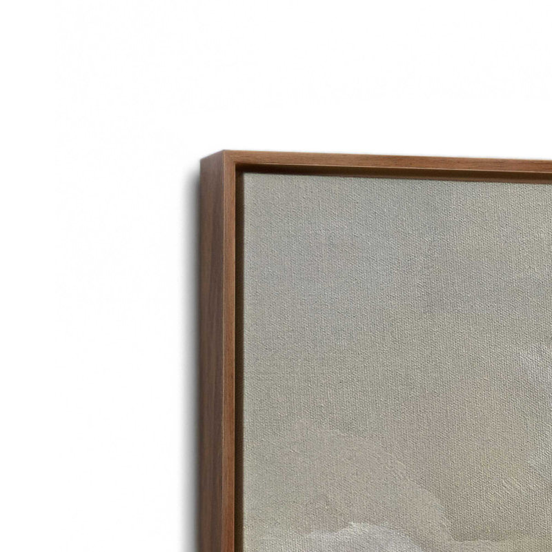 «Clouds Two» par Garima Dhawan, reproduction d'art sur toile, Brun, Cadre flottant, H 24 po x l 32 po