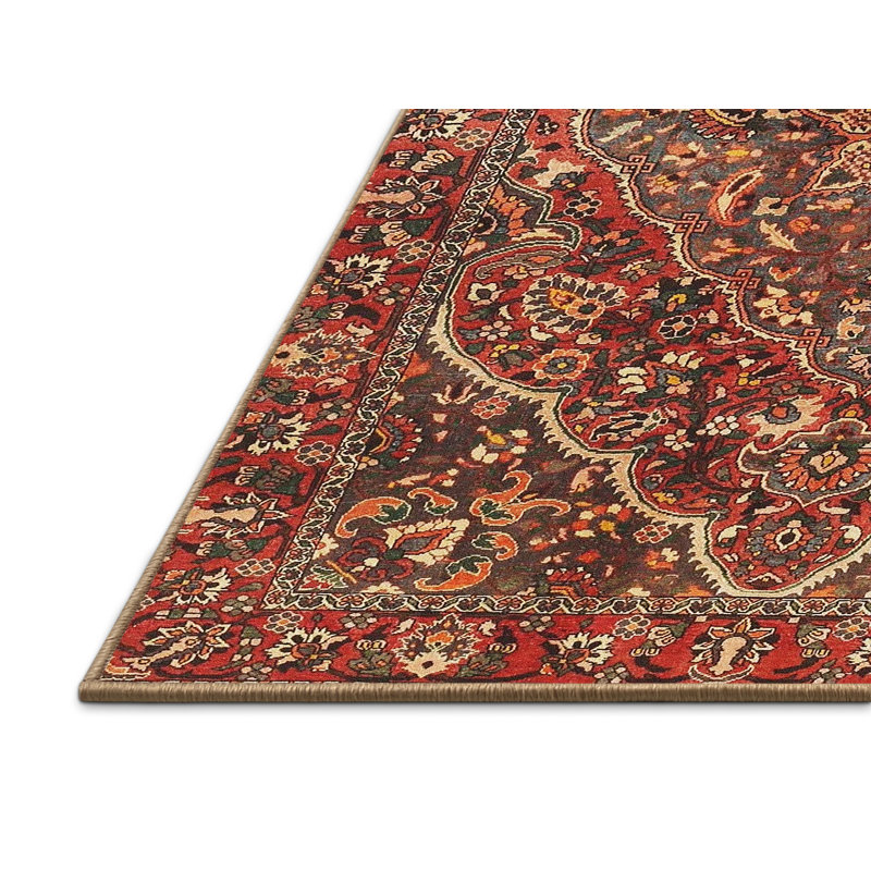 Primeau Oriental Indoor Rug, Rectangle 4' x 6'