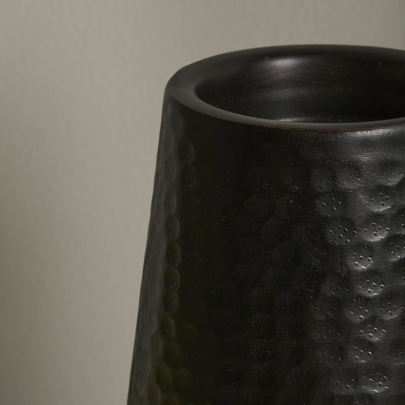Adoram Colt 20cm Metal Candle Holder, Black Bronze
