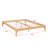 Solid Dry Bamboo Wood Platform Bed-1791587020