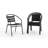 Steel Outdoor Stacking Dining Armchair-986429785