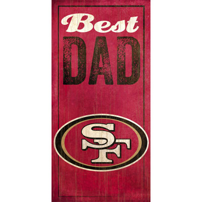 « best dad », impression sur plaque NFL