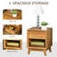 40cm W Manufactured Wood Bedside Table