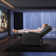 36'' Wide Modern Breathable Leather Electric Power Recliner with Ambient Lighting and USB Port