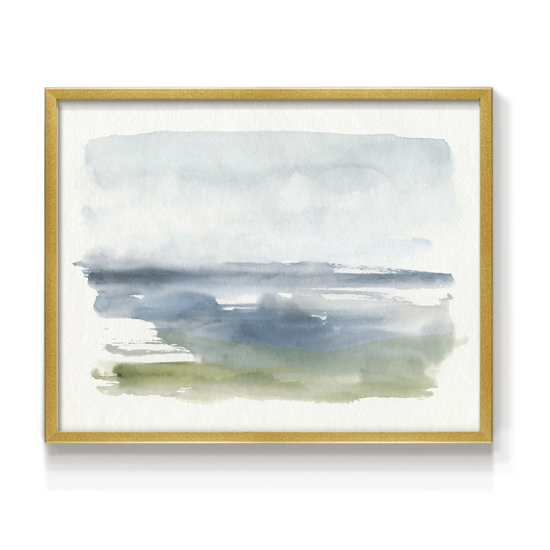 Coastline Splash IV - Imprimé encadré - Restickable, H 22 po x l 28 po