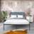 Upholstered Metal Standard Bed