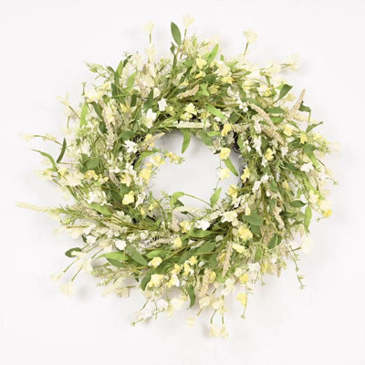 Couronne florale 22 po Forsythia