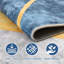 Machine Tufted 160cm X 160cm Indoor / Outdoor Area Rug
