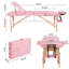 213cm Rectangular Adjustable Folding Table