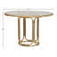 Glen Ellen Round Glass Dining Table