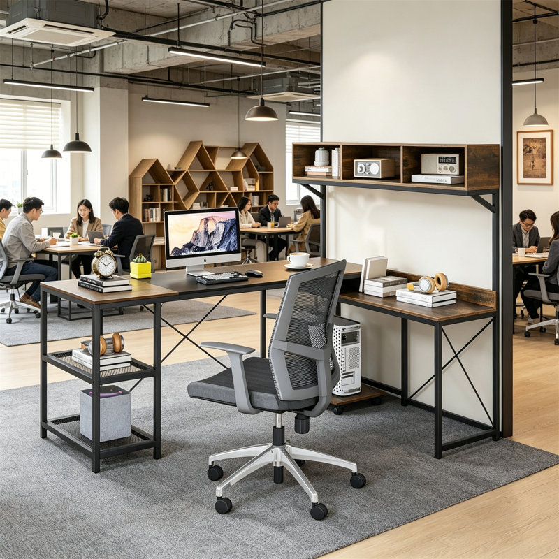 L-Shaped Computer Desk