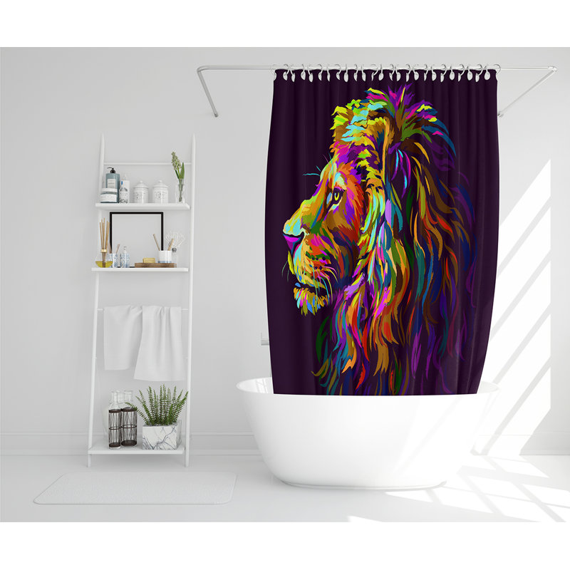 Ellalynn 13 Piece Polyester Shower Curtain Set