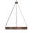 Rustic Lodge Idalight LED Drum Chandelier