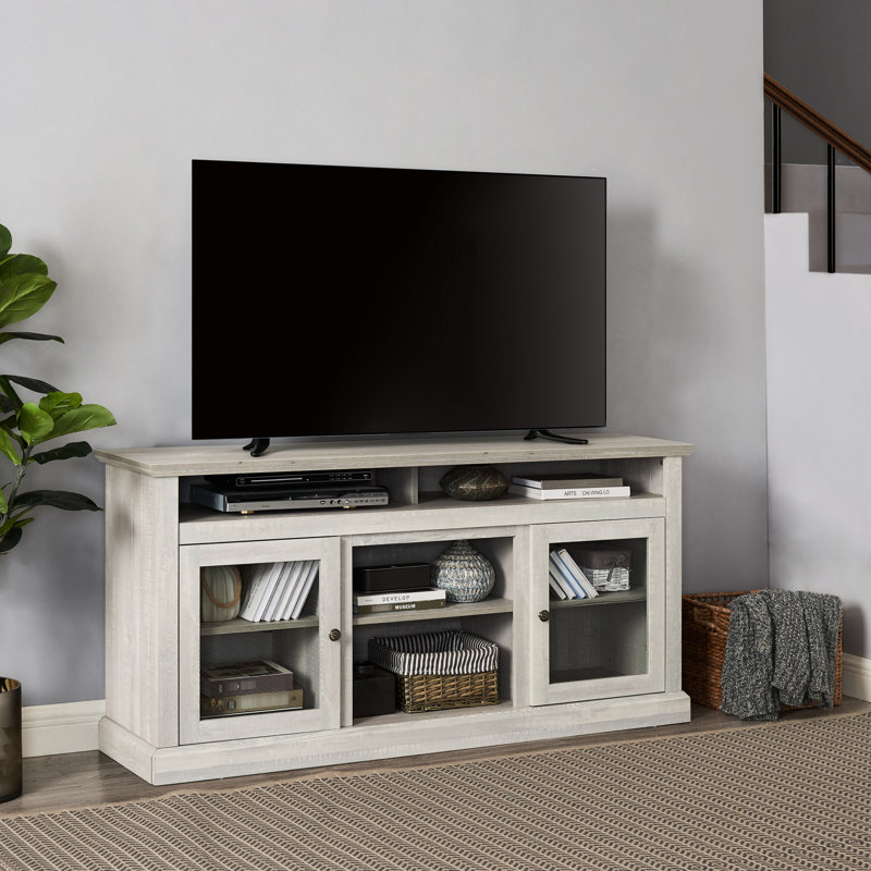 Meuble télé moderne avec rangement spacieux et gestion des câbles