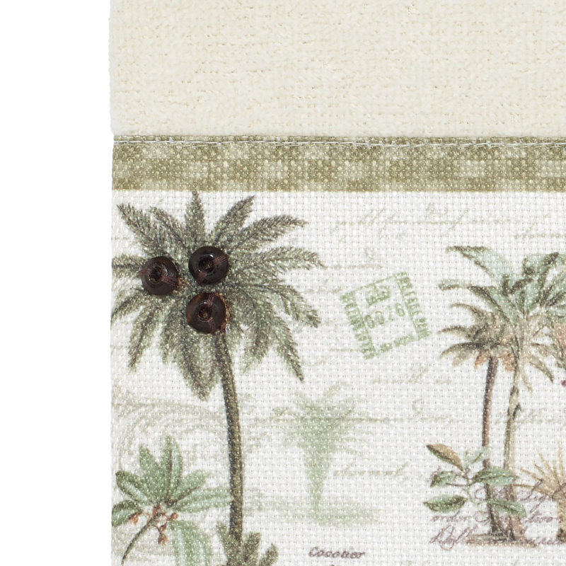 Avanti Linens Colony Palm Washcloth