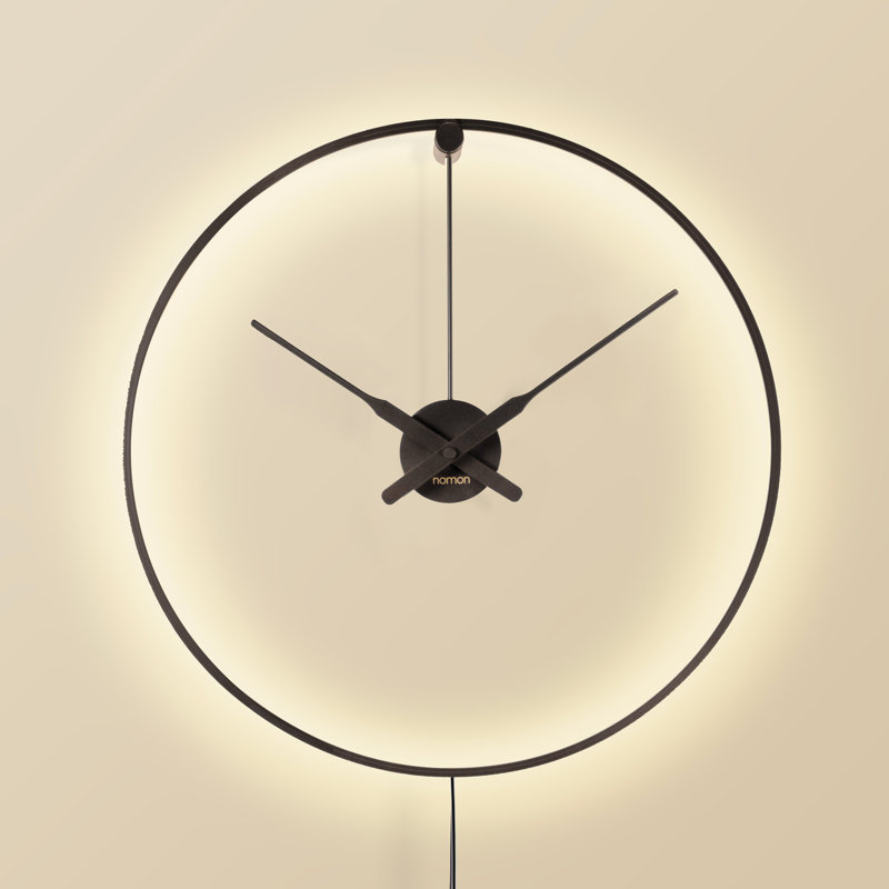 Ombra Aluminum Skeleton Wall Clock