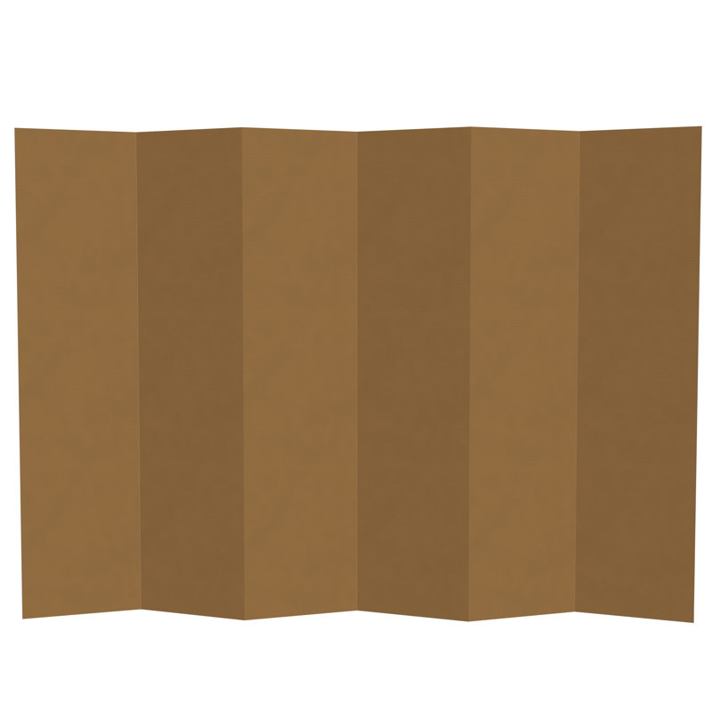 Paravent en carton Kuuda High, 6, Brun, Remise de rangement en métal H 6 pi