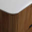 Meuble-lavabo mural 48 po au fini chêne avec armoire en bois massif et comptoir une pièce en acrylique-362338151-362338152
