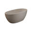 Baignoire autoportante 71 po, surface solide beige, excellente isolation, surface polie à la main, trempage non perméable, usure,