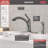 Linden Pull Out Sprayer Kitchen Sink Faucet, Single Handle Kitchen Faucet-14762814