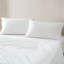 Ensemble de draps en coton blanc Evelyn-111329012