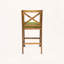 Tabouret de bar en bois d'acacia avec coussin résistant à l'eau (ensemble de 2)-1817156965