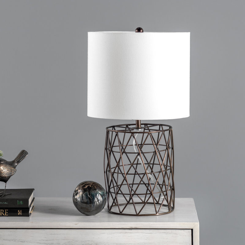 Lampe de table en laiton 21,5 po