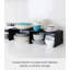 Tower Yamazaki Home Stackable Kitchen Rack, Storage Organizer Counter Shelf, Small, Stack up to Two-46492097-46492098