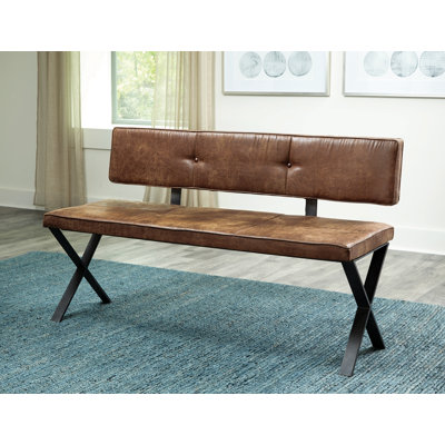 Banc en similicuir Balmir