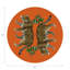Leopard Seeing Double Pebble 16" Vinyl Placemat-117392986