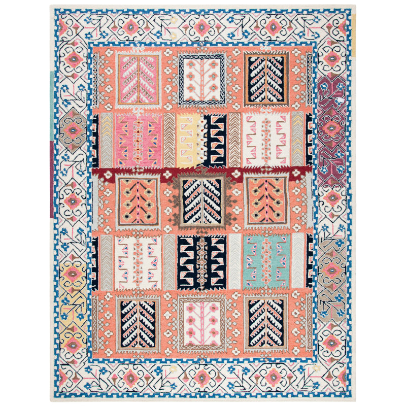 Pimm Hand Tufted Wool Oriental Rug, Rectangle 8' x 10'